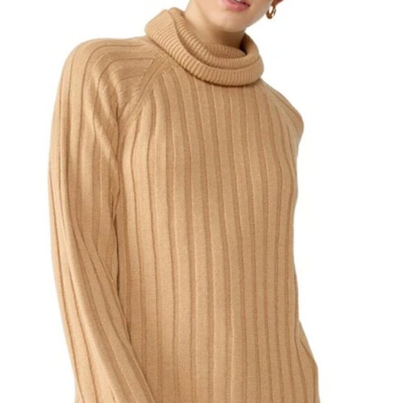 Sanctuary Sweaters - NEW Sanctuary 'Make it Cozy' Ribbed Turtleneck Tunic Sweater in Maple- Size XL